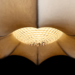 Подвесной светильник с белым фигурным абажуром и мягкими волнистыми краями Cloud Motion  варинант исполнения - 7 | Loft Concept в Санкт-петербурге