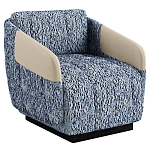 Дизайнерское Кресло William с кожаными подлокотниками  варинант исполнения - 1 | Loft Concept в Санкт-петербурге