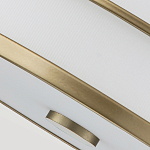 Потолочный светильник с белым матовым абажуром в металлическом каркасе Feiss варинант исполнения - 4 | Loft Concept в Санкт-петербурге