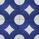 Дизайнерская плитка с узором Восьмерки варинант исполнения - 1 | Loft Concept в Санкт-петербурге