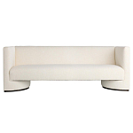 Трехместный диван Florida Sofa  с элегантным деревянным декором  варинант исполнения - 2 | Loft Concept в Санкт-петербурге