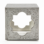 Приставной столик с перламутром Bone Inlay Side Table Floral Design варинант исполнения - 2 | Loft Concept в Санкт-петербурге