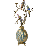 Бронзовый подсвечник Птичий рай Flora варинант исполнения - 4 | Loft Concept в Санкт-петербурге