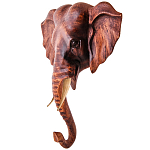 Панно из дерева голова слона Panel With Animals 30 варинант исполнения - 2 | Loft Concept в Санкт-петербурге