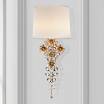 Бра с цветочным основанием и тканевым абажуром Tugella Flower Lamp варинант исполнения - 2 | Loft Concept в Санкт-петербурге