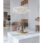 Люстра с прозрачным волнистым плафоном в форме цветка Ethereal Bloom варинант исполнения - 12 | Loft Concept в Санкт-петербурге