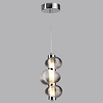 Подвесной светильник с 3-мя рифлеными стеклянными шарами Marcelh Light варинант исполнения - 8 | Loft Concept в Санкт-петербурге