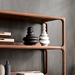 Стеллаж в гостиную для книг Moon Walnut Furniture варинант исполнения - 6 | Loft Concept в Санкт-петербурге