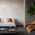 Гипсовая 3D панель с принтографией PM-18 варинант исполнения - 1 | Loft Concept в Санкт-петербурге