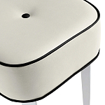 Квадратный мягкий пуф на белых ножках Winton Pouf Square варинант исполнения - 22 | Loft Concept в Санкт-петербурге