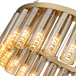 Люстра со стеклянными цилиндрическими плафонами Luminous Cylinders Amber Round варинант исполнения - 5 | Loft Concept в Санкт-петербурге