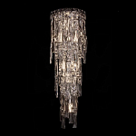 Бра с каскадом из прозрачного хрусталя и корпусом из металла цвета хром Constant Sparks варинант исполнения - 7 | Loft Concept в Санкт-петербурге