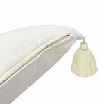 Подушка с цветочным принтом и кисточками Blooming Elegance Harper варинант исполнения - 3 | Loft Concept в Санкт-петербурге