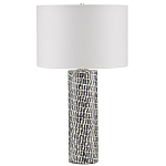 Настольная лампа с узором вдоль колоннообразного основания Scenic Surface варинант исполнения - 3 | Loft Concept в Санкт-петербурге