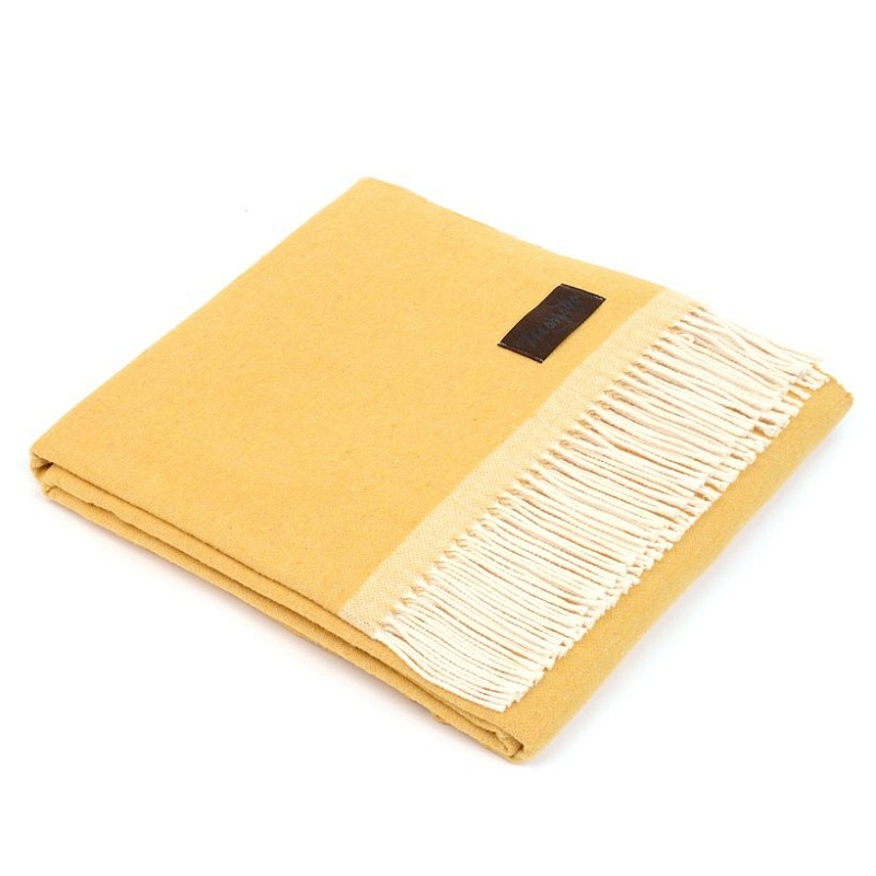 Плед SARA 7000 Marzotto Желтый в Санкт-петербурге | Loft Concept 