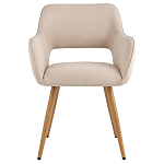 Стул в рогожке бежевого цвета NEASAN STOOL варинант исполнения - 2 | Loft Concept в Санкт-петербурге