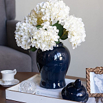 Ваза с крышкой однотонная Высота 31 см Chinoiserie Ceramics варинант исполнения - 7 | Loft Concept в Санкт-петербурге