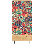 Шкаф с принтом Dominoes варинант исполнения - 2 | Loft Concept в Санкт-петербурге