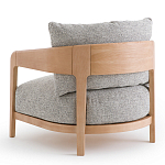 Кресло с каркасом из массива ясеня Deniaud Ash Grey Armchair варинант исполнения - 3 | Loft Concept в Санкт-петербурге