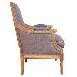 Кресло William Classical Armchair grey flax варинант исполнения - 1 | Loft Concept в Санкт-петербурге