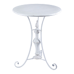 Столик белый кованный в прованском стиле Vaucluse варинант исполнения - 1 | Loft Concept в Санкт-петербурге
