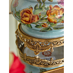 Ваза с птичкой из фарфора с бронзовыми элементами Garden of Eden варинант исполнения - 10 | Loft Concept в Санкт-петербурге