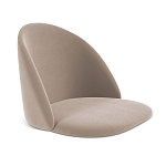 Барный стул вращающийся со спинкой Бежевый Велюр Vendramin Chair варинант исполнения - 2 | Loft Concept в Санкт-петербурге