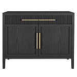 Буфет Primo с двумя ящиками и двумя фасадами Черный дуб варинант исполнения - 1 | Loft Concept в Санкт-петербурге