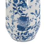 Ваза фарфоровая с узким горлышком и синими цветочными мотивами Independence варинант исполнения - 3 | Loft Concept в Санкт-петербурге