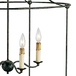 Подвесной светильник в виде черного фонаря Big Black Lantern варинант исполнения - 1 | Loft Concept в Санкт-петербурге