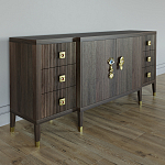 Большой Комод-буфет Elsa Dreams Walnut с ящиками варинант исполнения - 4 | Loft Concept в Санкт-петербурге