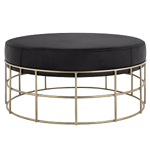 Пуф Cage Rods Gold 80