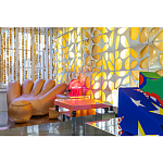 Дизайнерское кожаное кресло в форме руки Poltronova Joe Gold  Armchair варинант исполнения - 13 | Loft Concept в Санкт-петербурге