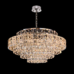 Люстра хрустальная в неоклассическом стиле на серебристом каркасе Majesty варинант исполнения - 5 | Loft Concept в Санкт-петербурге