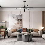 Дизайнерский журнальный стол зеркальный волнистой формы Gytep варинант исполнения - 1 | Loft Concept в Санкт-петербурге