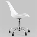 Офисный стул на металлическом основании EGGERY White варинант исполнения - 3 | Loft Concept в Санкт-петербурге