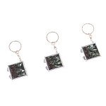 Зеркало брелок складное двухстороннее из натурального камня Серафинит Stone Mirrors варинант исполнения - 8 | Loft Concept в Санкт-петербурге