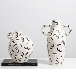 Декоративная ваза White Doodle Vase S варинант исполнения - 2 | Loft Concept в Санкт-петербурге