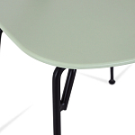 Стул на металлических ножках Travis Chair Green варинант исполнения - 5 | Loft Concept в Санкт-петербурге