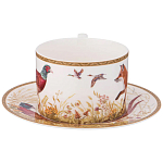 Чайная пара из фарфора 300 мл Hunting Porcelain Collection варинант исполнения - 2 | Loft Concept в Санкт-петербурге