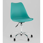 Офисный стул на металлическом основании EGGERY Blue пластик варинант исполнения - 1 | Loft Concept в Санкт-петербурге