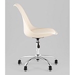 Офисный стул на металлическом основании EGGERY Beige пластик варинант исполнения - 4 | Loft Concept в Санкт-петербурге