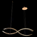 Люстра волнистой формы с фактурным хрустальным плафоном Light Delight варинант исполнения - 4 | Loft Concept в Санкт-петербурге