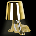 Настольная лампа фигурная цвета золото с гладким абажуром Высота 16 см Sophia варинант исполнения - 7 | Loft Concept в Санкт-петербурге