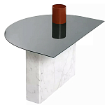 Дизайнерский журнальный стол с рельефным основанием Dutynor варинант исполнения - 2 | Loft Concept в Санкт-петербурге