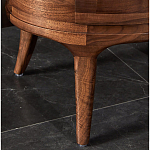 Прикроватный столик из дерева с 2-мя ящиками Moon Walnut Furniture варинант исполнения - 7 | Loft Concept в Санкт-петербурге