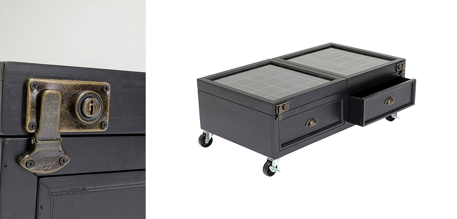 Кофейный стол Black Storage Space - Loft-Concept в Санкт-петербурге