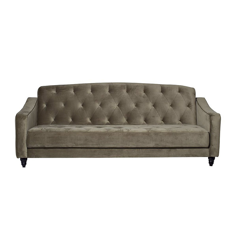 Диван Abbyson Emily Tufted Sofa Olive Оливковый в Санкт-петербурге | Loft Concept 