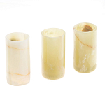 Ваза настольная цилиндрической формы из оникса Stone Vase варинант исполнения - 2 | Loft Concept в Санкт-петербурге