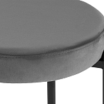 Табурет с мягким круглым сиденьем RIO Grey варинант исполнения - 3 | Loft Concept в Санкт-петербурге